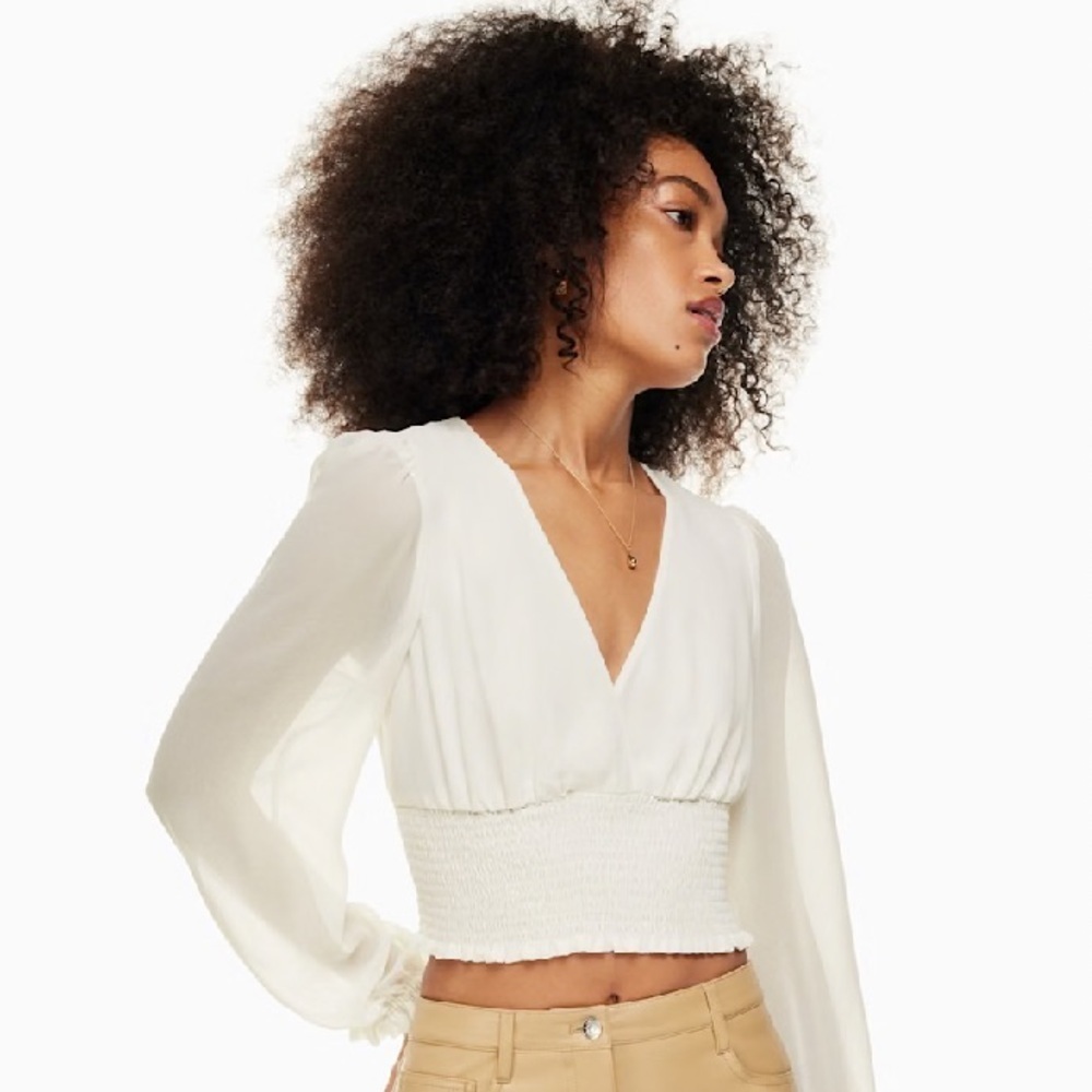 Aritzia Wilfred blouse Wistful XS whimsy fairycore
